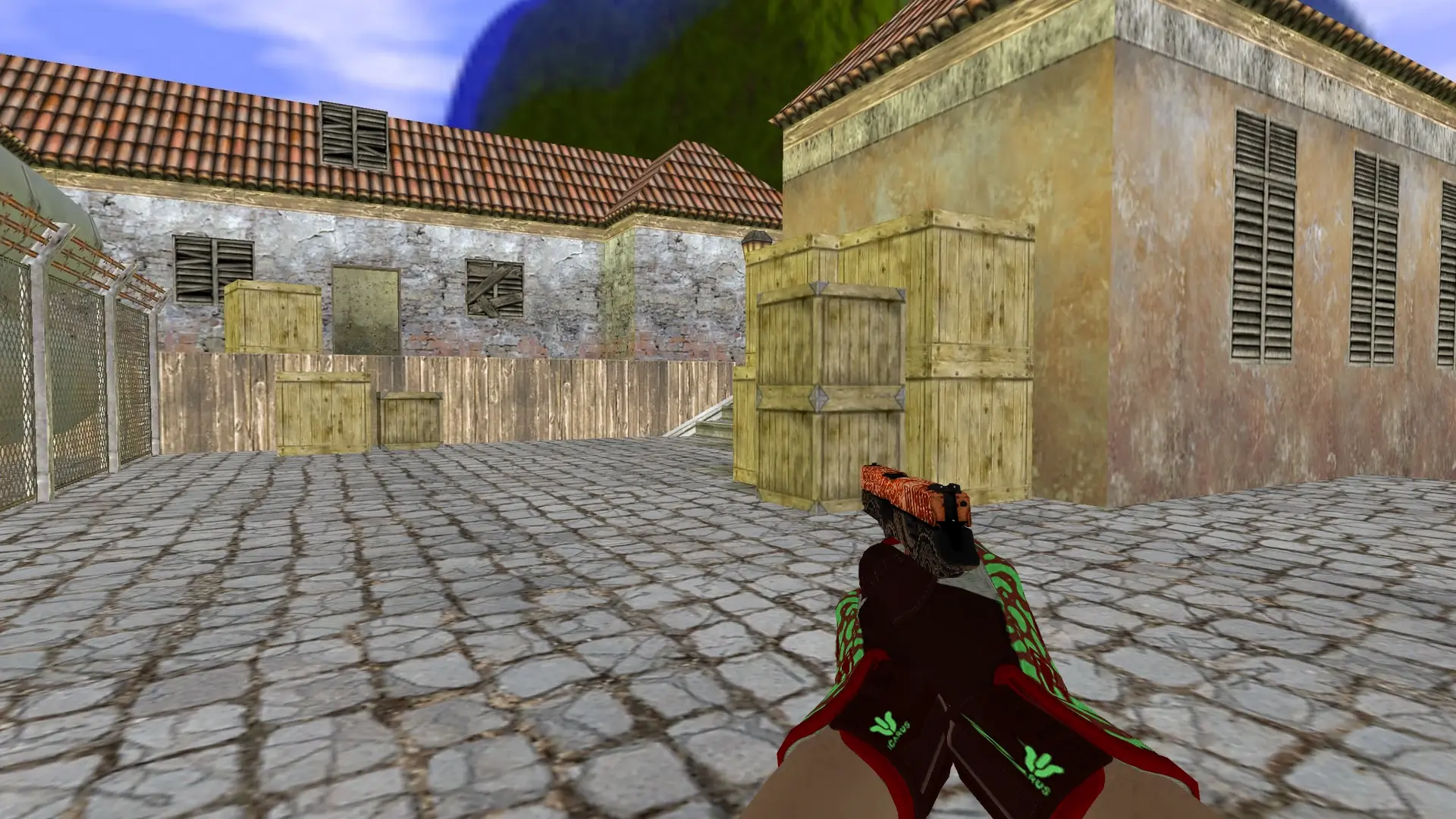 P228 — Sport Gloves Bronze Morph Pack — de_inferno (first person)