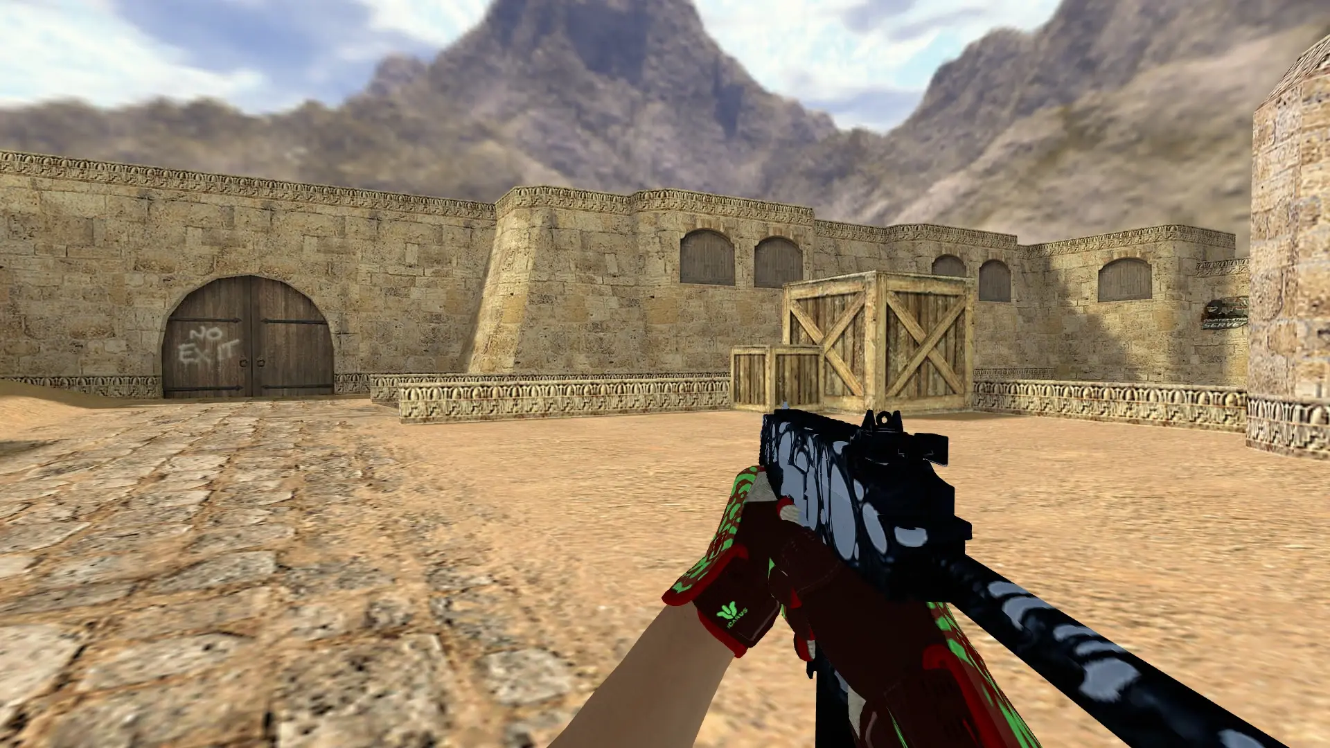 TMP — Sport Gloves Bronze Morph Pack — de_dust2 (first person)