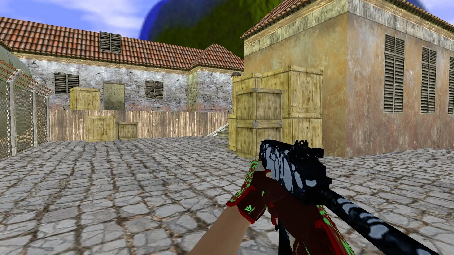 TMP — Sport Gloves Bronze Morph Pack — de_inferno (first person)