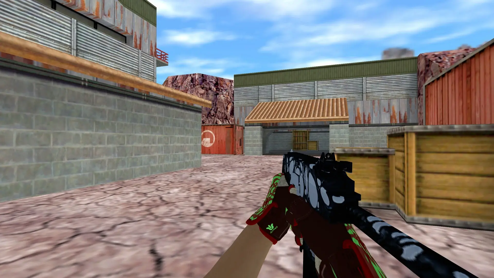 TMP — Sport Gloves Bronze Morph Pack — de_nuke (first person)