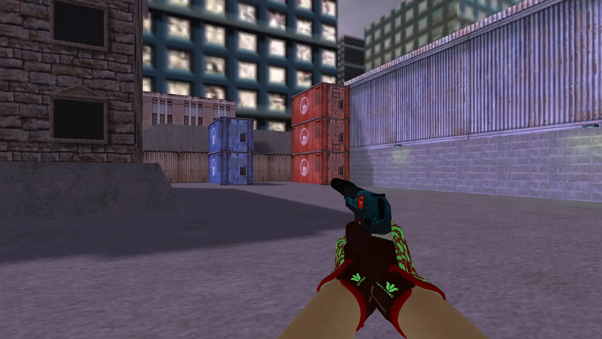 USP — Sport Gloves Bronze Morph Pack — cs_assault (first person)
