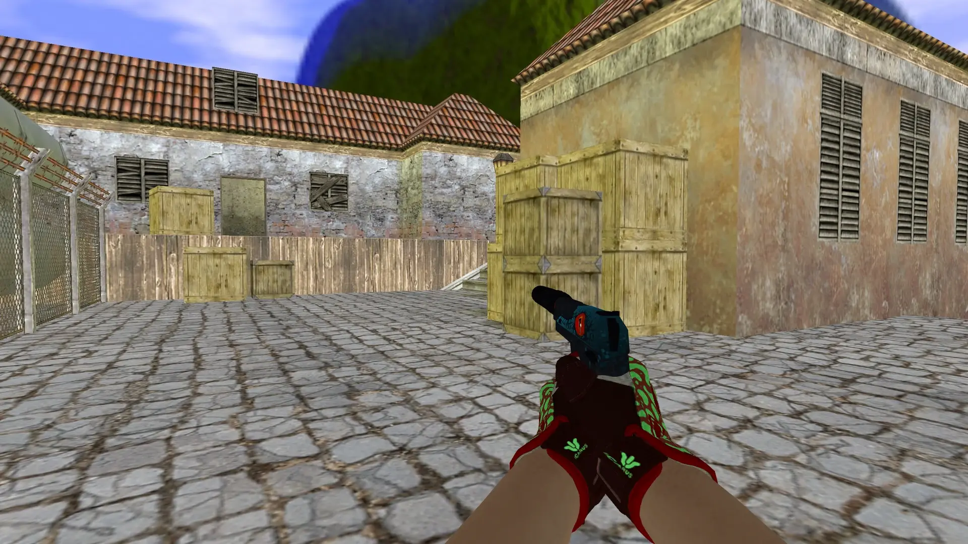 USP — Sport Gloves Bronze Morph Pack — de_inferno (first person)