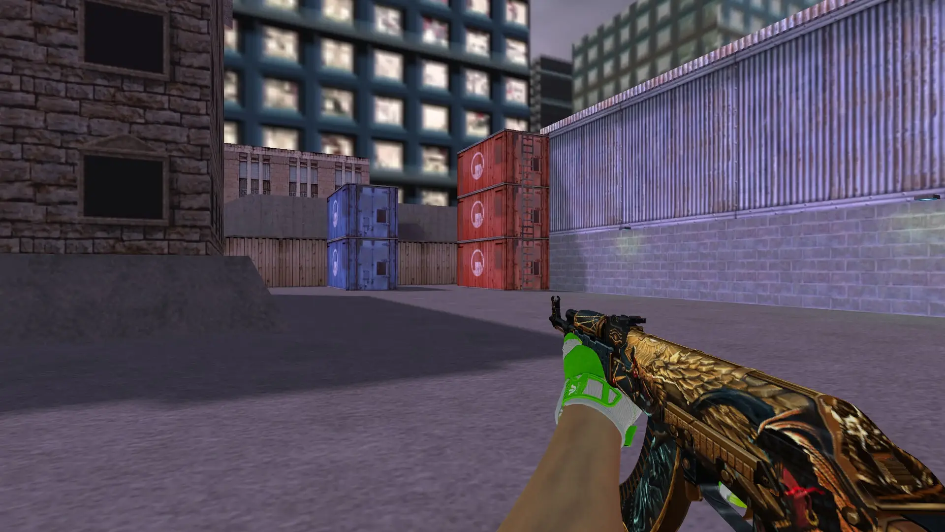 AK-47 — Hedge Maze and Fracture Case Pack — cs_assault (first person)