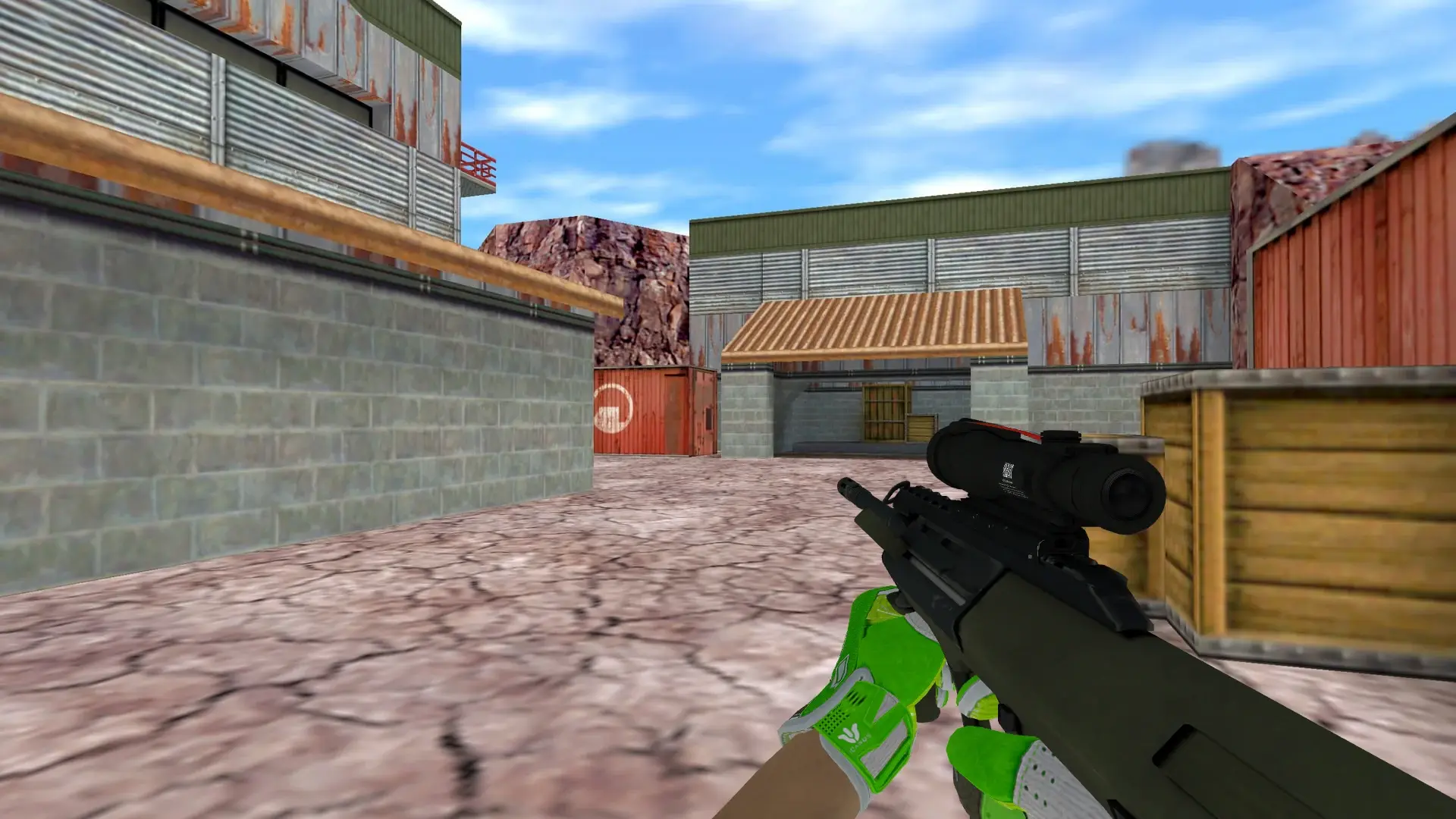 AUG — Hedge Maze and Fracture Case Pack — de_nuke (first person)