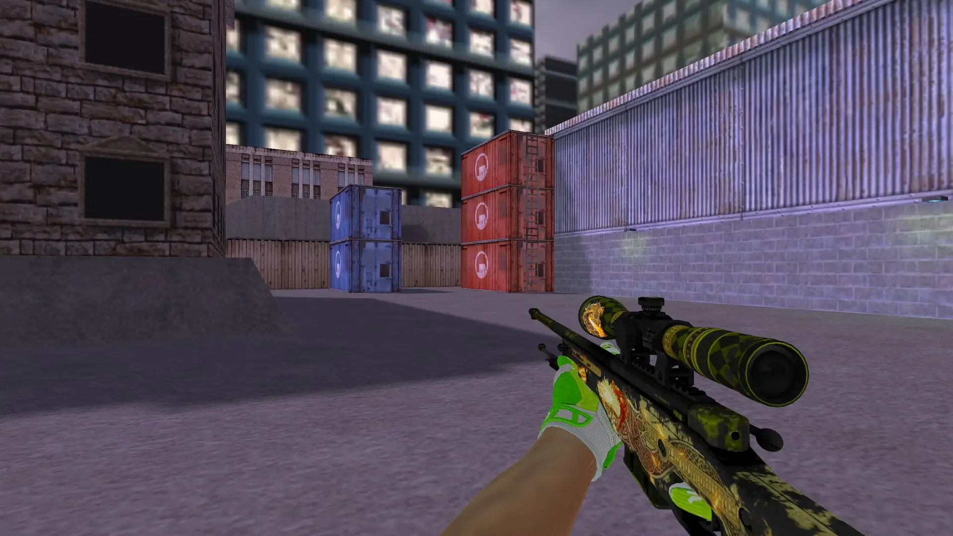 AWP — Hedge Maze and Fracture Case Pack — cs_assault (first person)