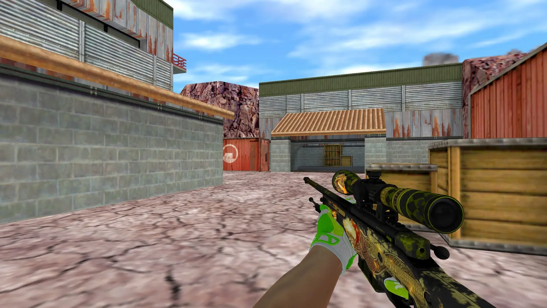 AWP — Hedge Maze and Fracture Case Pack — de_nuke (first person)