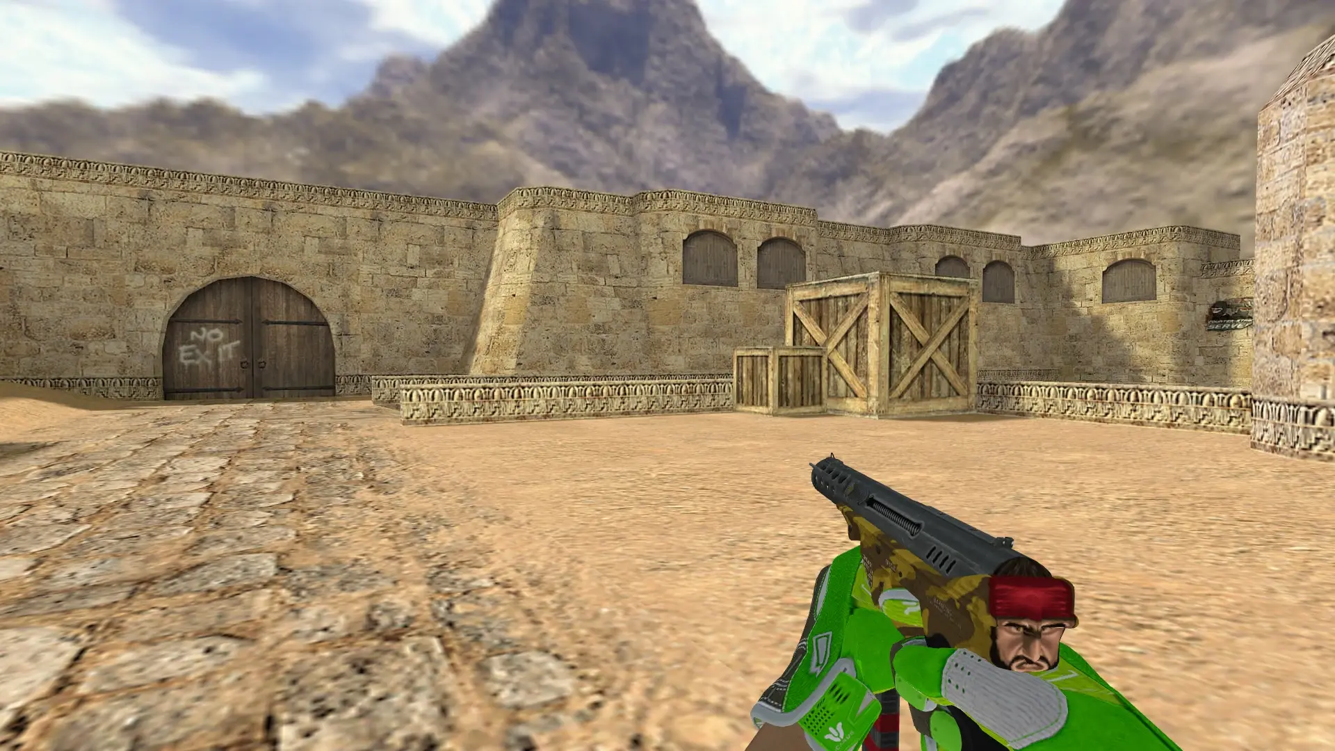 Dual Berettas — Hedge Maze and Fracture Case Pack — de_dust2 (first person)