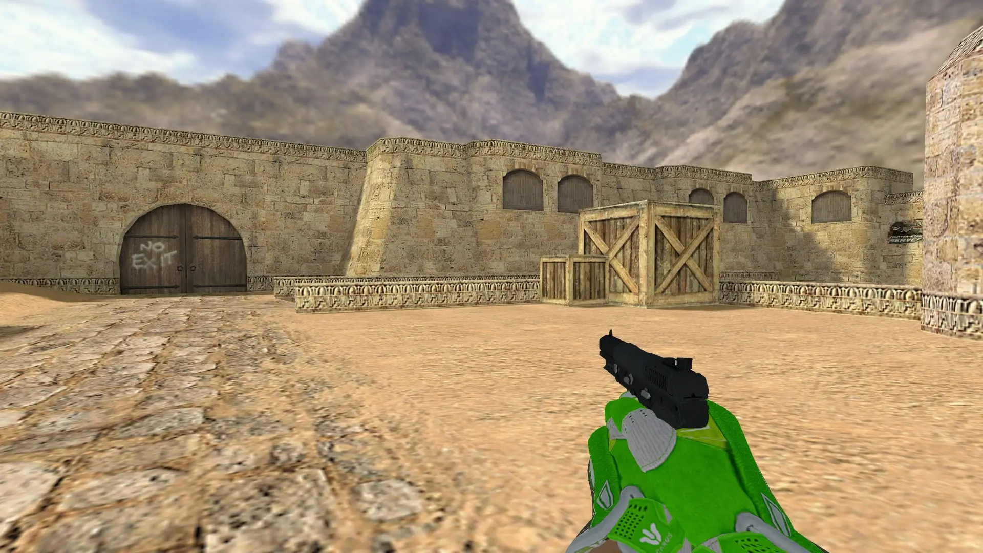 Five-SeveN — Hedge Maze and Fracture Case Pack — de_dust2 (first person)