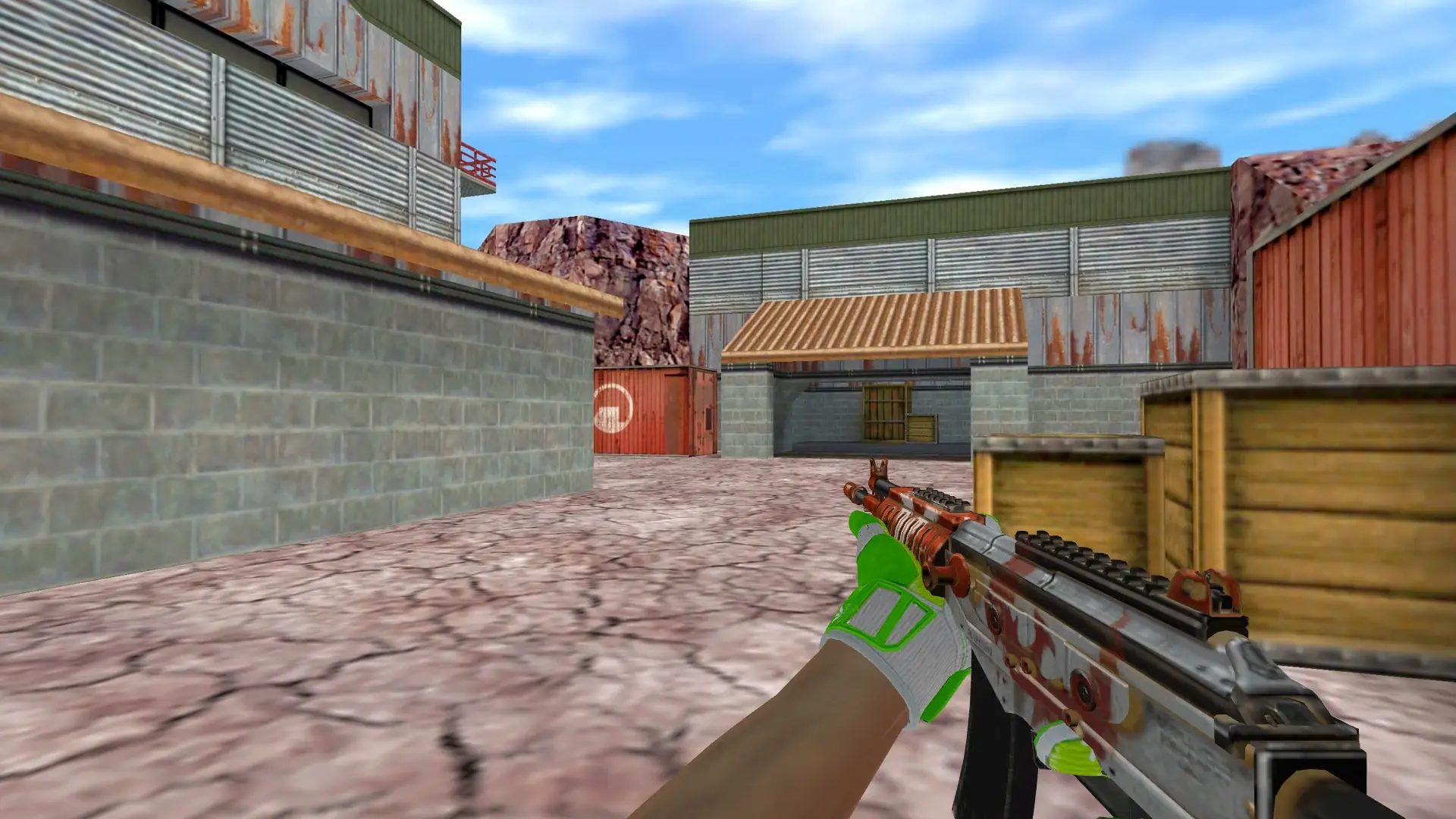 Galil AR — Hedge Maze and Fracture Case Pack — de_nuke (first person)