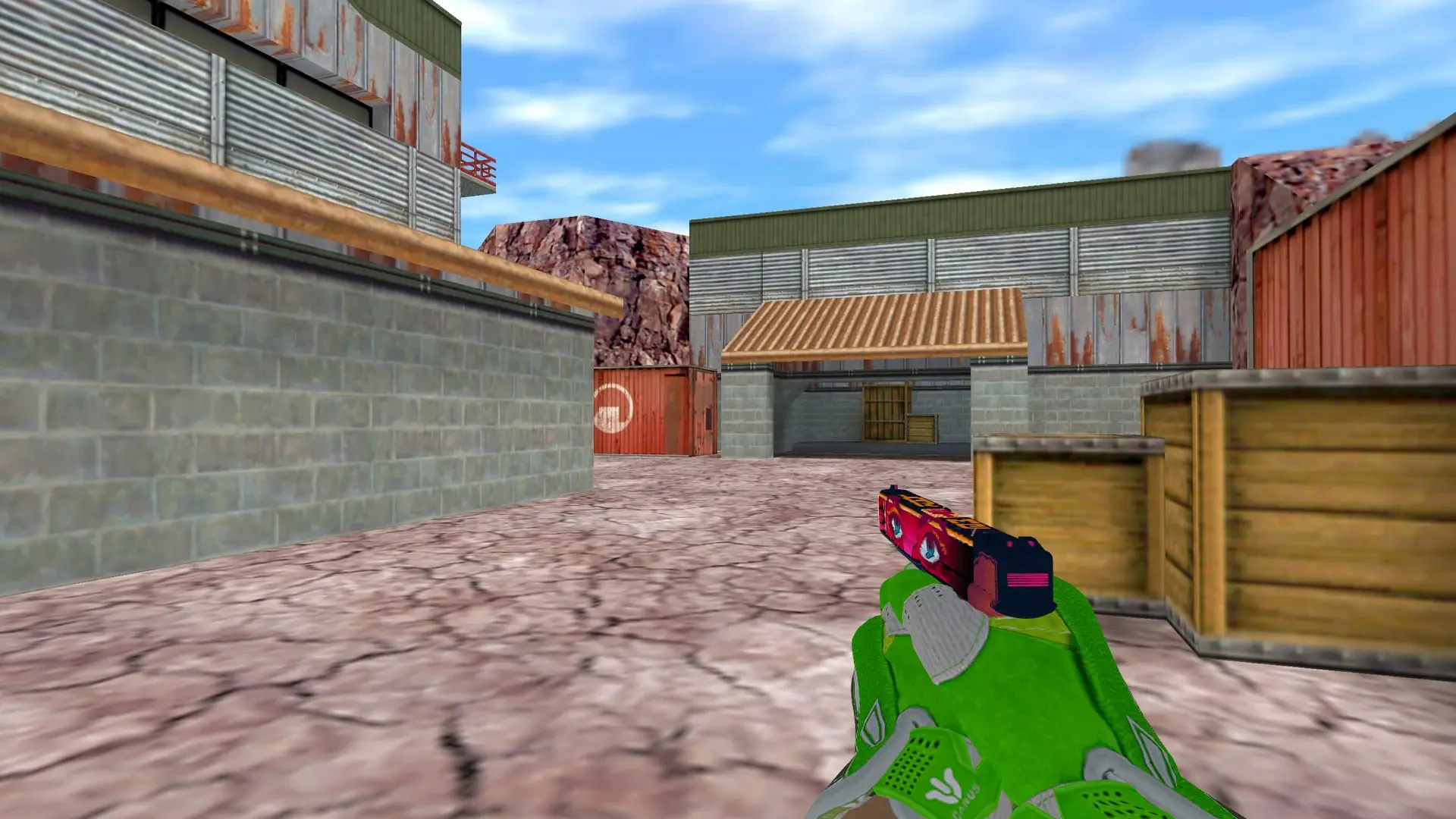 Glock-18 — Hedge Maze and Fracture Case Pack — de_nuke (first person)