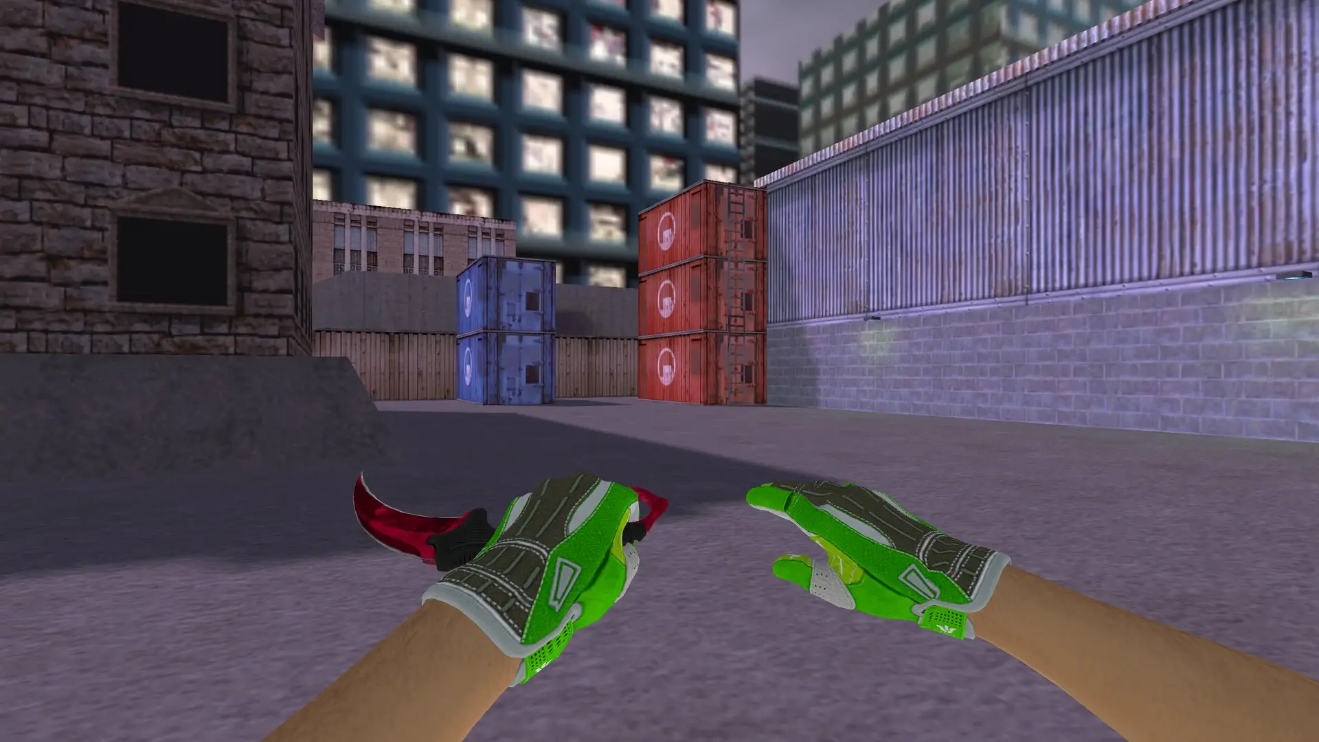 Knife — Hedge Maze and Fracture Case Pack — cs_assault (first person)