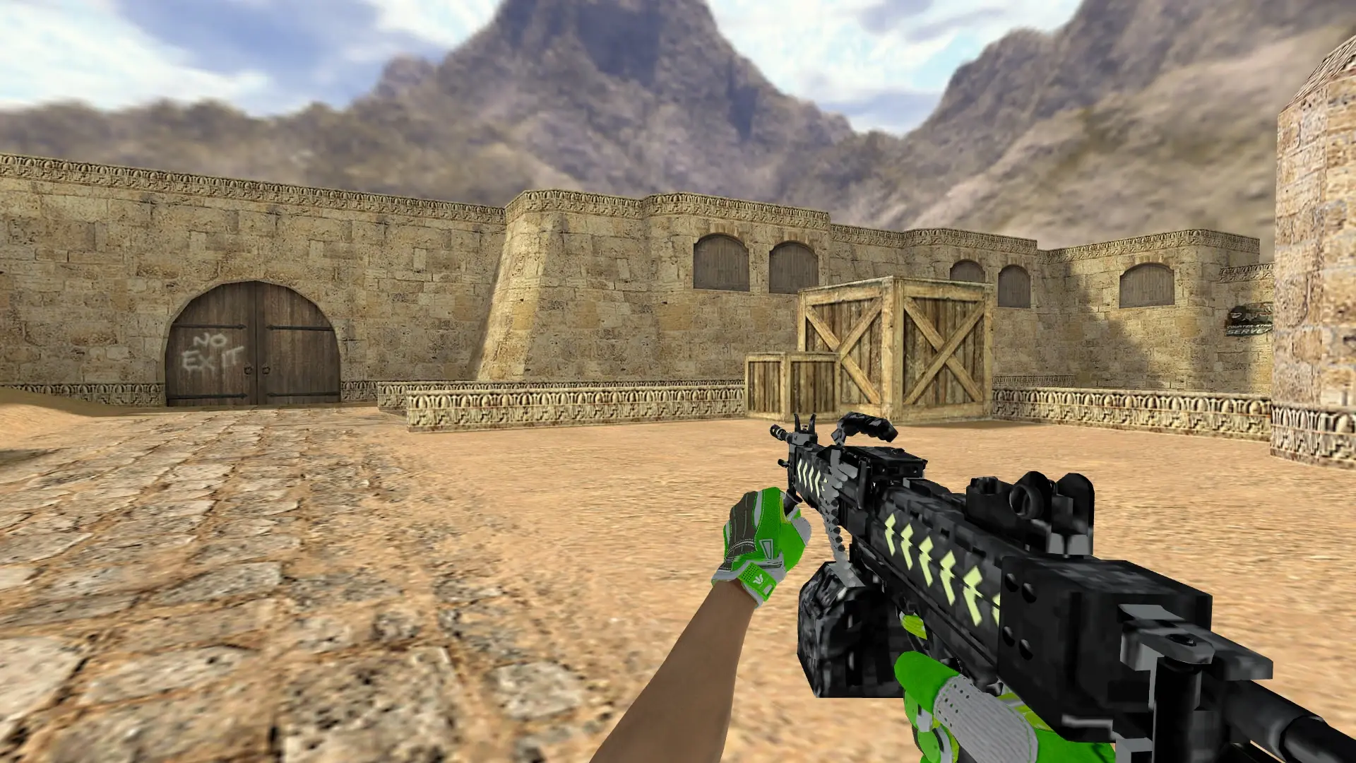 M249 — Hedge Maze and Fracture Case Pack — de_dust2 (first person)