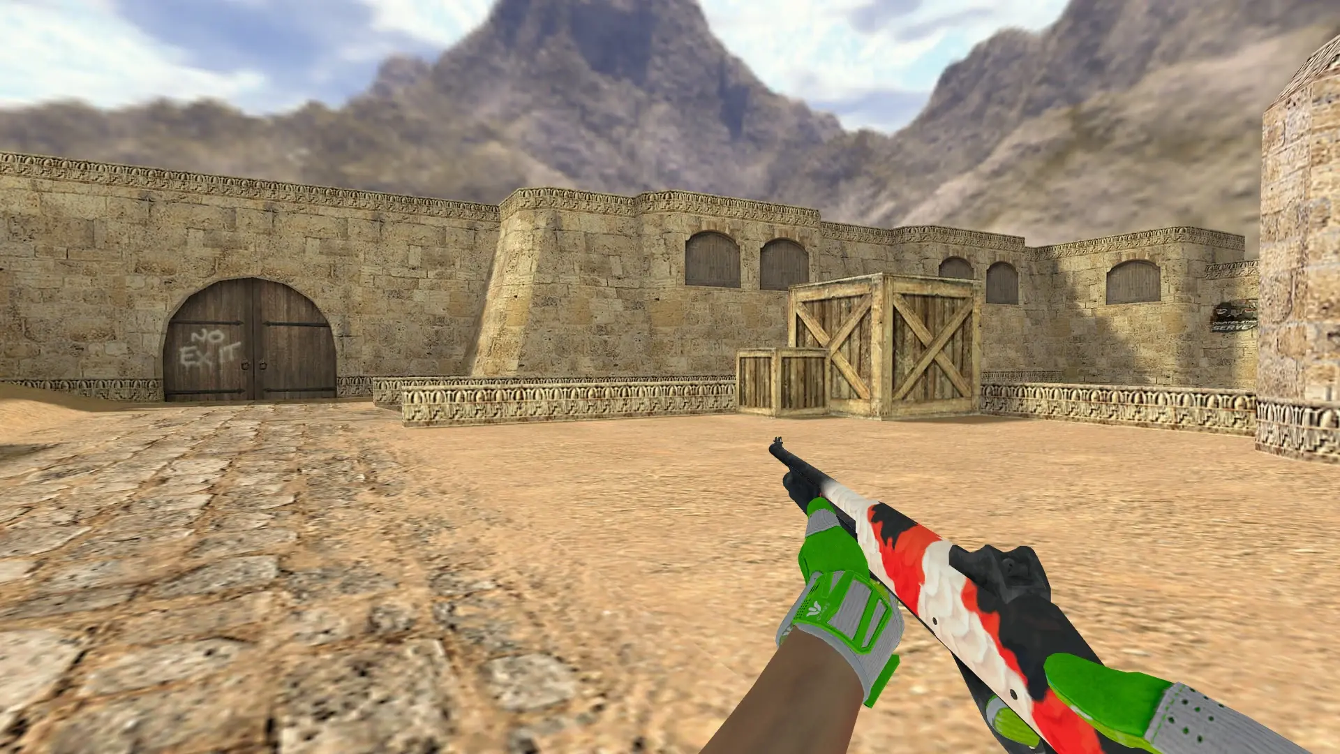 M3 — Hedge Maze and Fracture Case Pack — de_dust2 (first person)