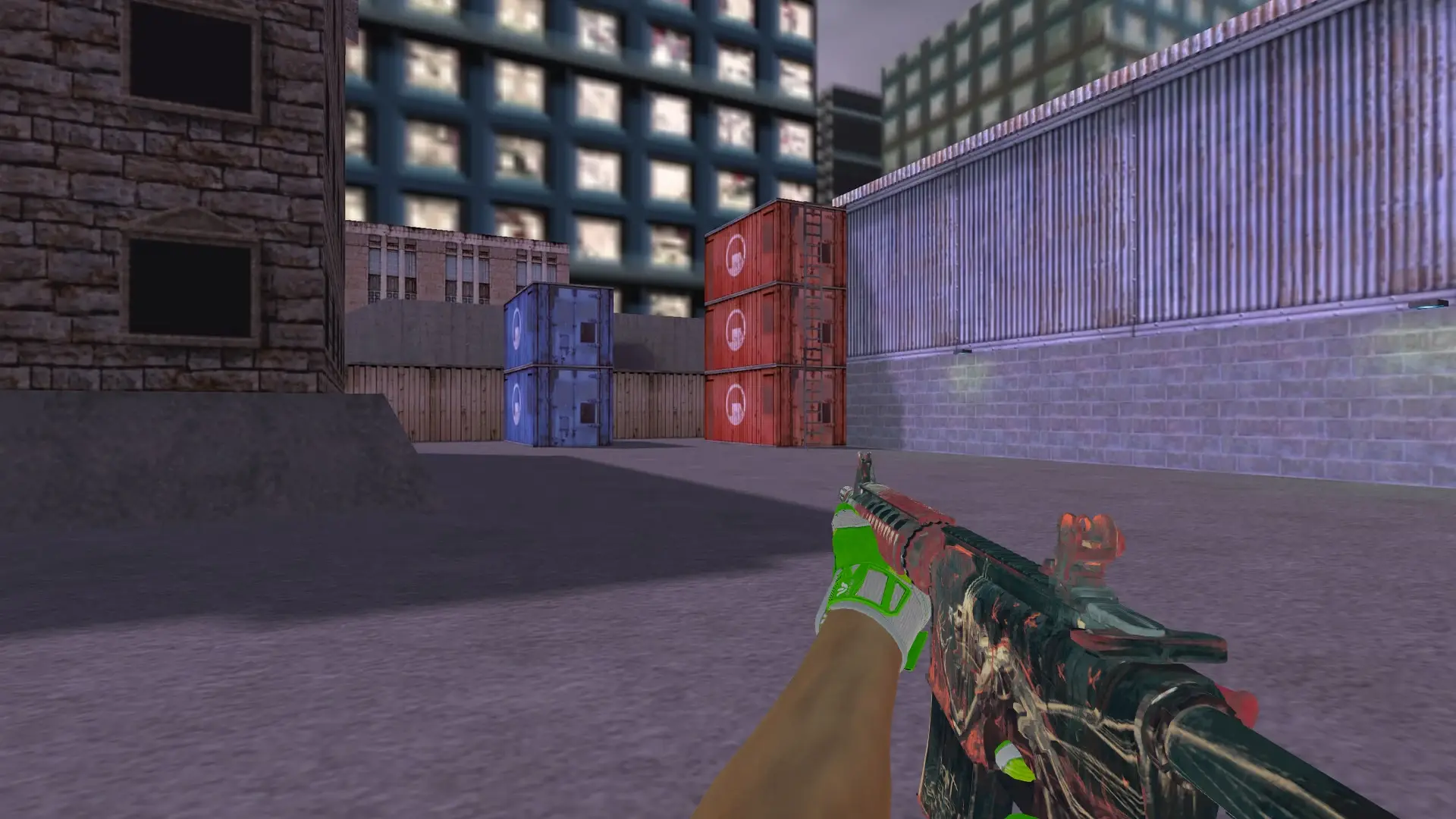 M4A1 — Hedge Maze and Fracture Case Pack — cs_assault (first person)
