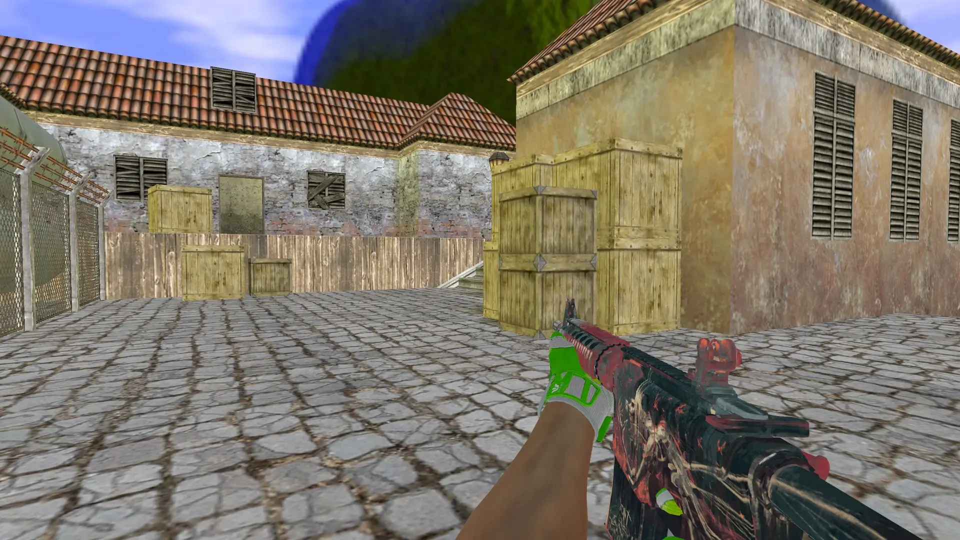 M4A1 — Hedge Maze and Fracture Case Pack — de_inferno (first person)