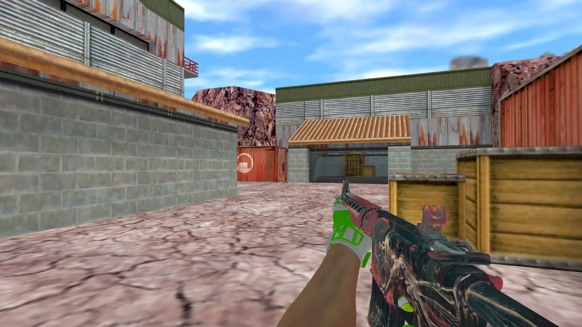 M4A1 — Hedge Maze and Fracture Case Pack — de_nuke (first person)