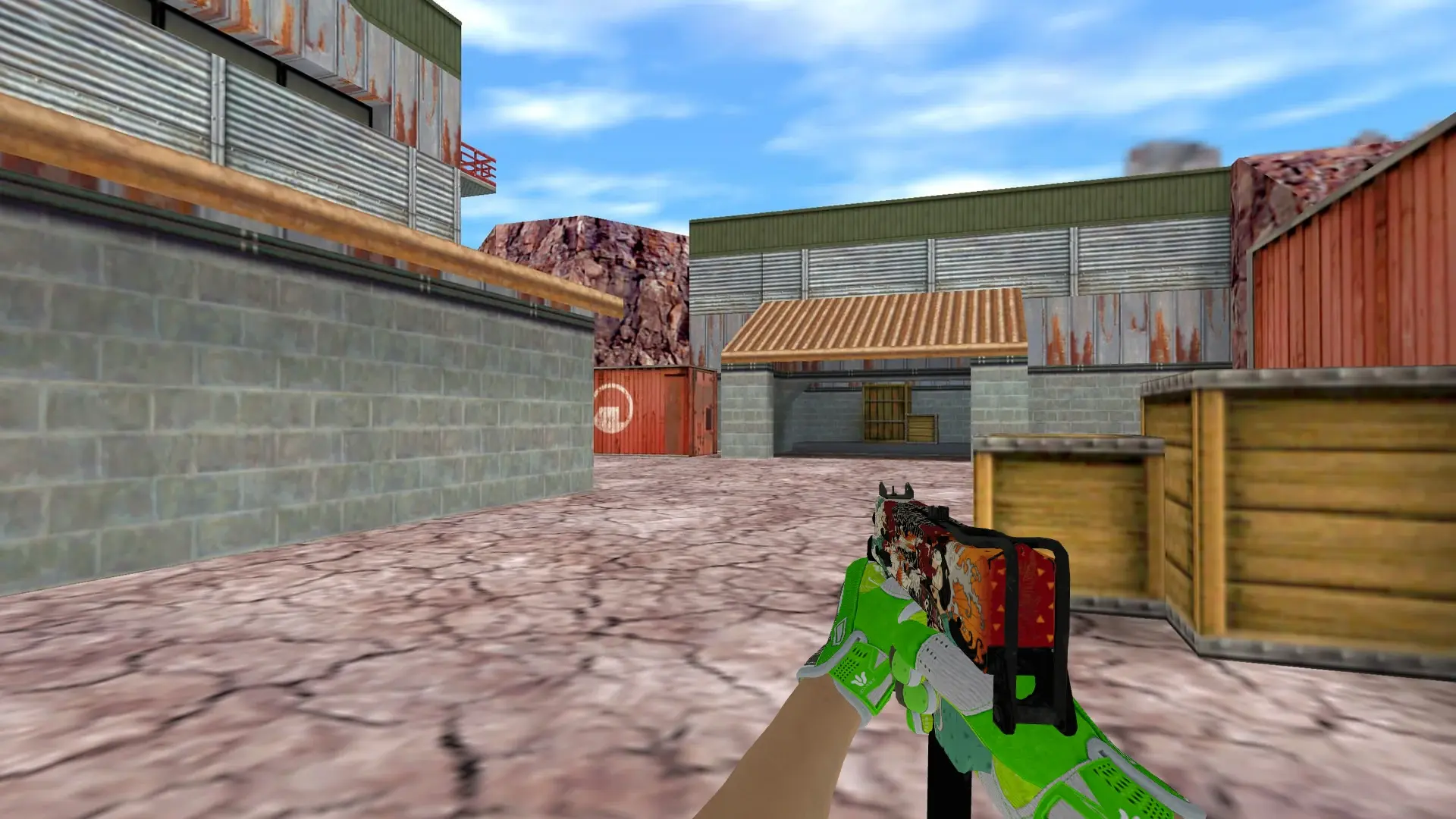 MAC-10 — Hedge Maze and Fracture Case Pack — de_nuke (first person)