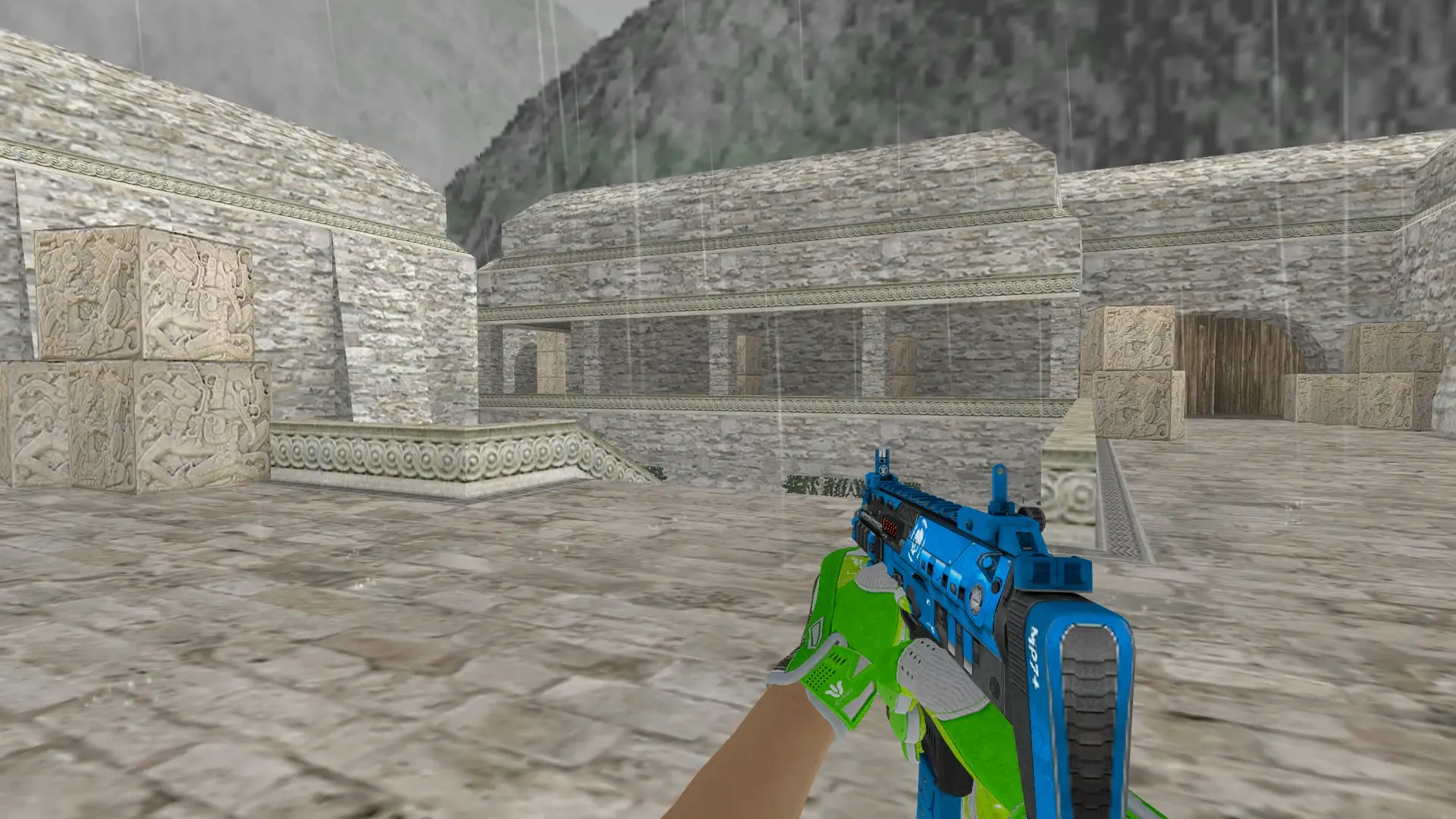 MP5 — Hedge Maze and Fracture Case Pack — de_aztec (first person)