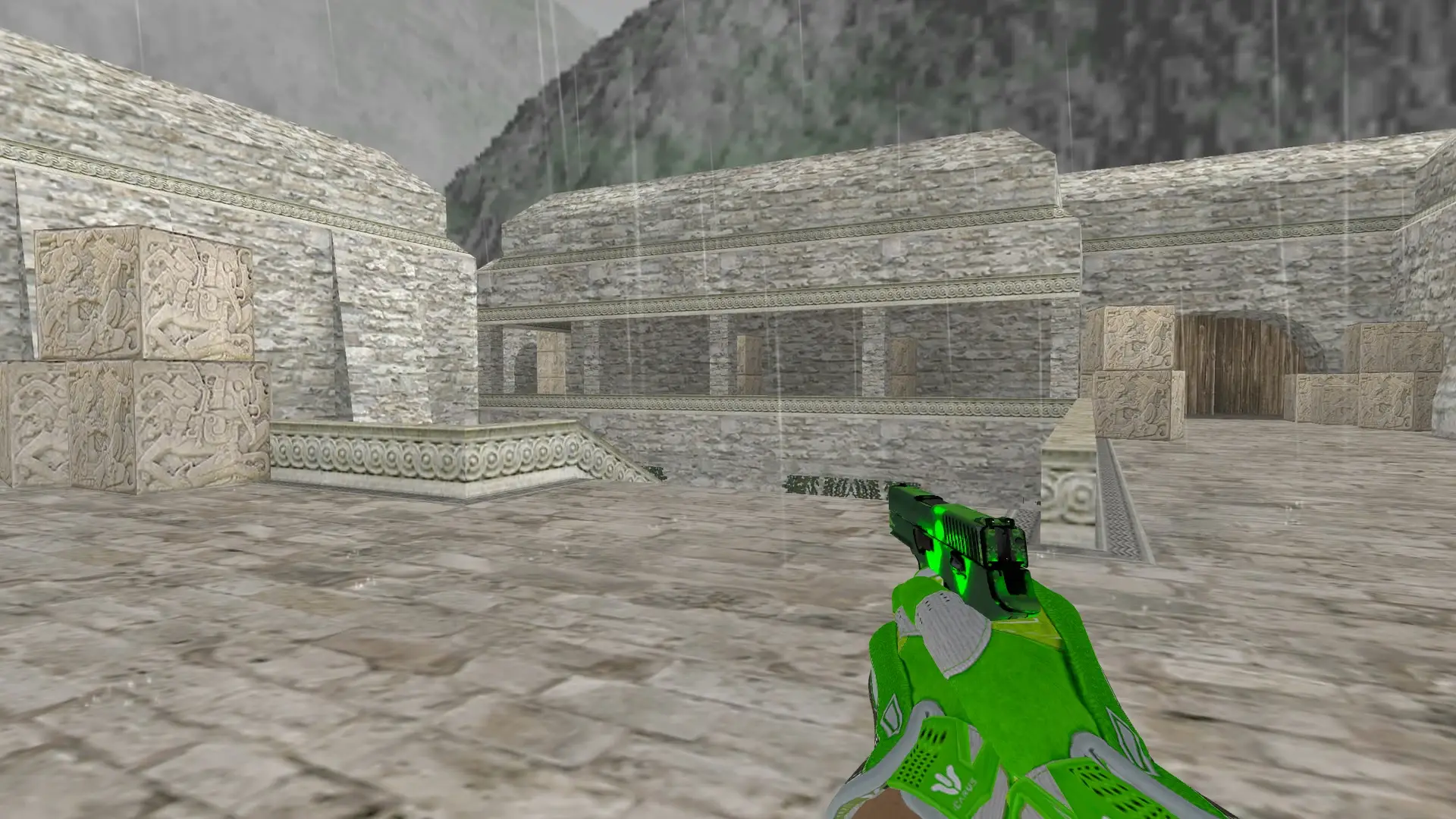 P228 — Hedge Maze and Fracture Case Pack — de_aztec (first person)