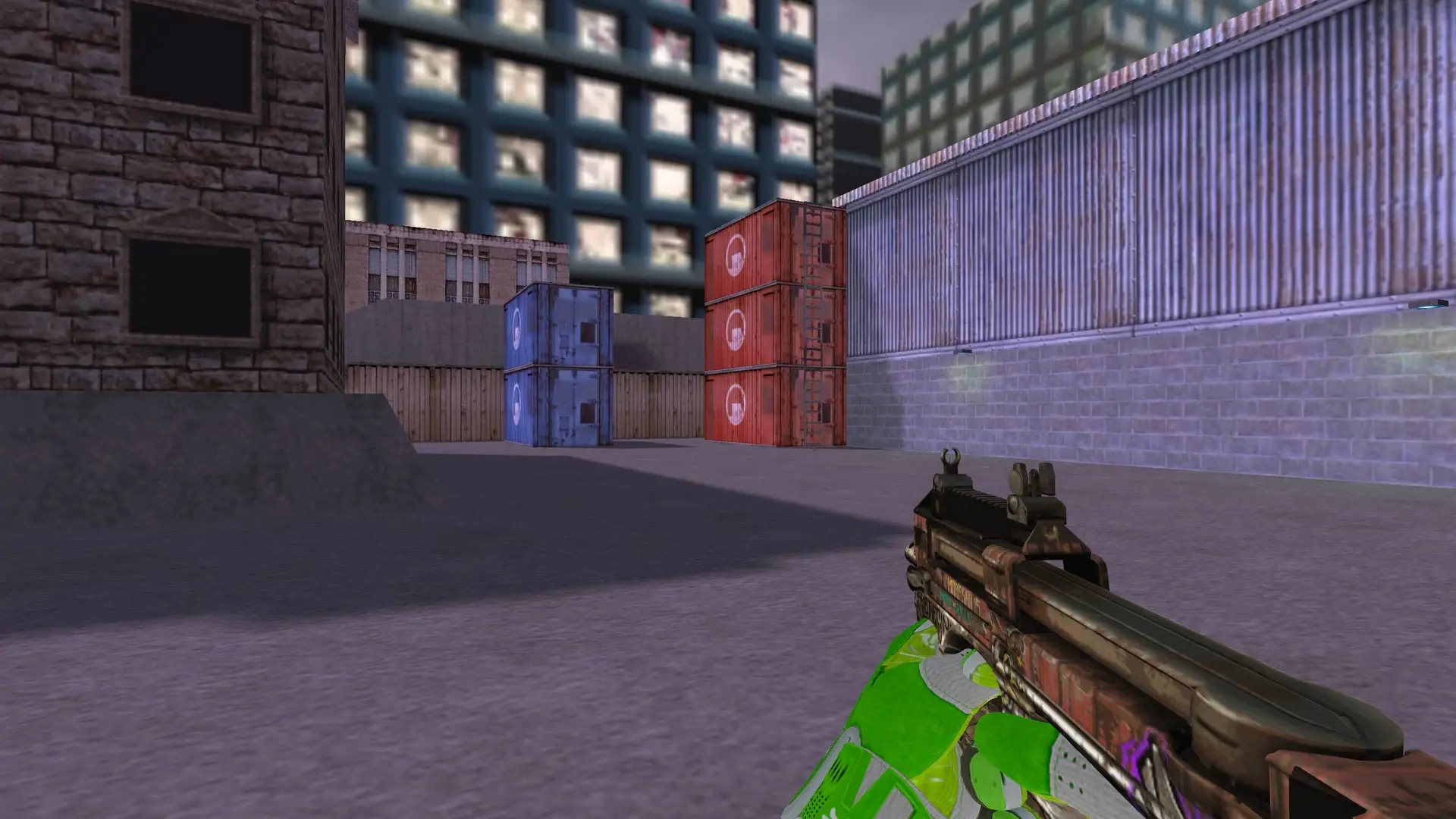 P90 — Hedge Maze and Fracture Case Pack — cs_assault (first person)