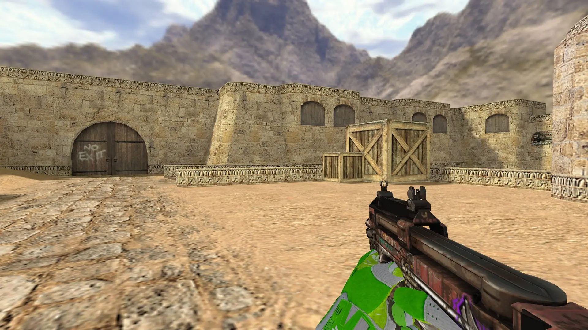 P90 — Hedge Maze and Fracture Case Pack — de_dust2 (first person)