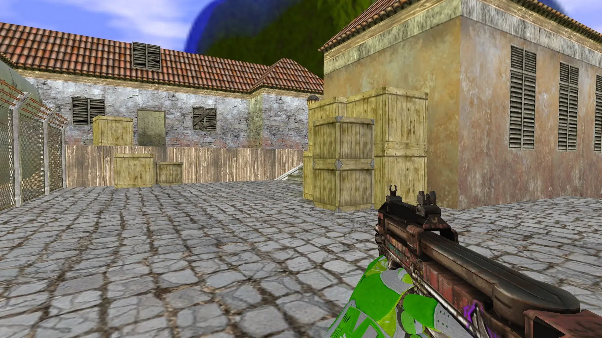P90 — Hedge Maze and Fracture Case Pack — de_inferno (first person)