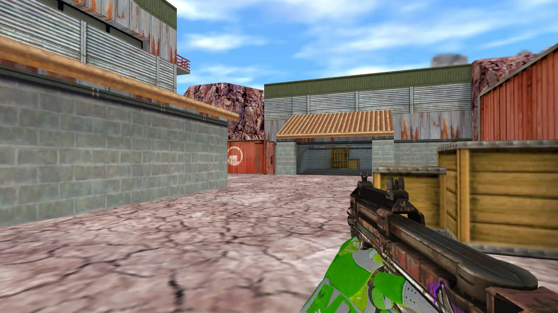 P90 — Hedge Maze and Fracture Case Pack — de_nuke (first person)