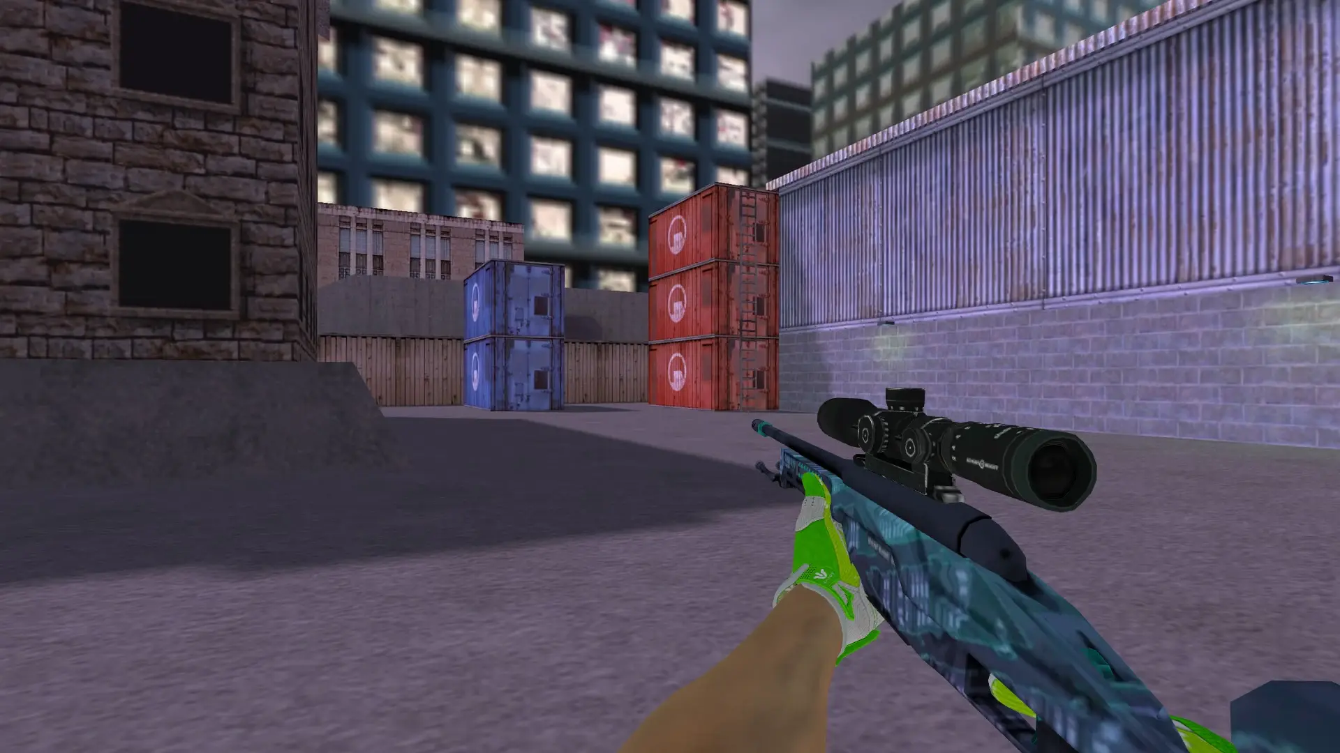 Scout — Hedge Maze and Fracture Case Pack — cs_assault (first person)