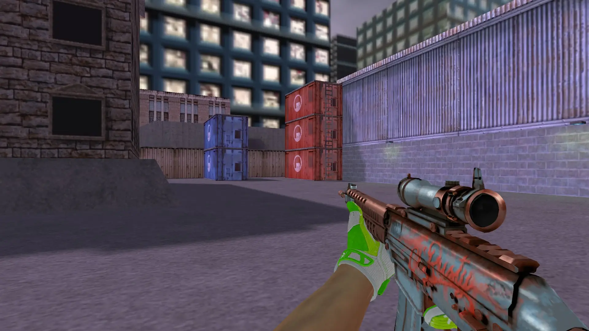 SG552 — Hedge Maze and Fracture Case Pack — cs_assault (first person)