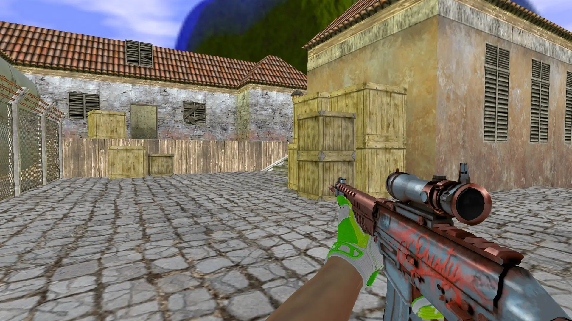 SG552 — Hedge Maze and Fracture Case Pack — de_inferno (first person)