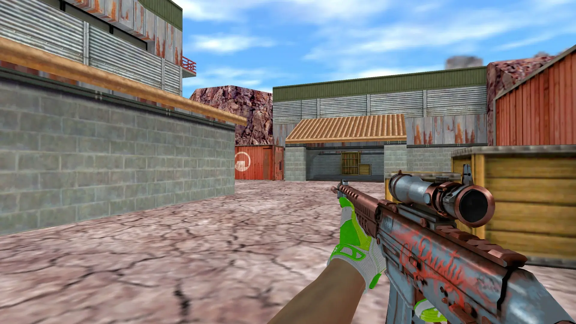 SG552 — Hedge Maze and Fracture Case Pack — de_nuke (first person)