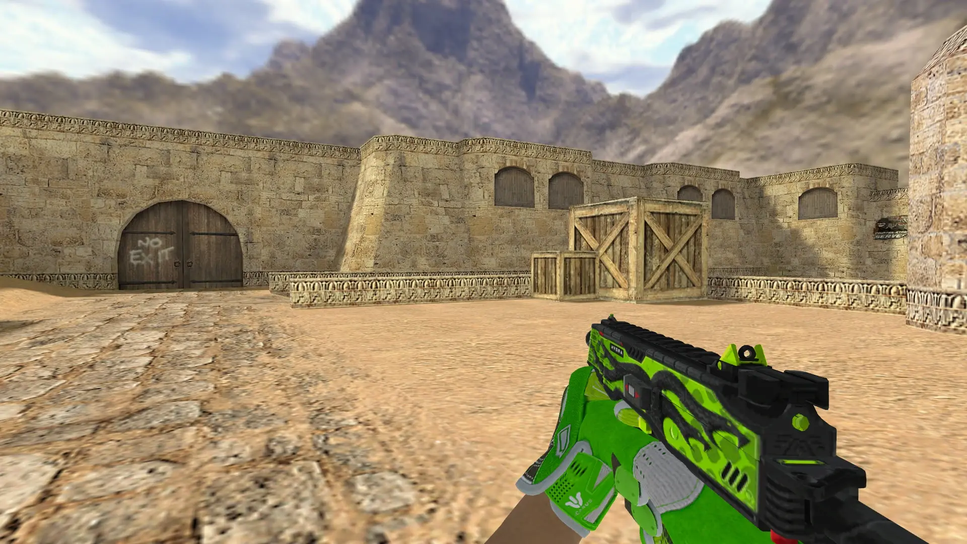 TMP — Hedge Maze and Fracture Case Pack — de_dust2 (first person)