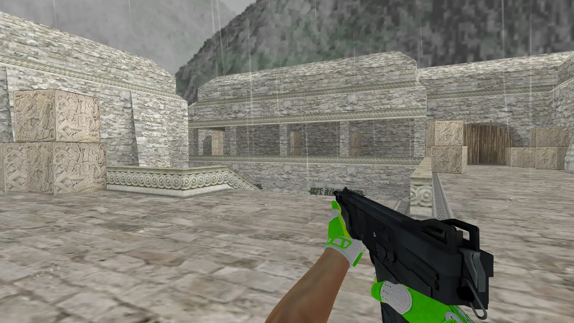 XM1014 — Hedge Maze and Fracture Case Pack — de_aztec (first person)