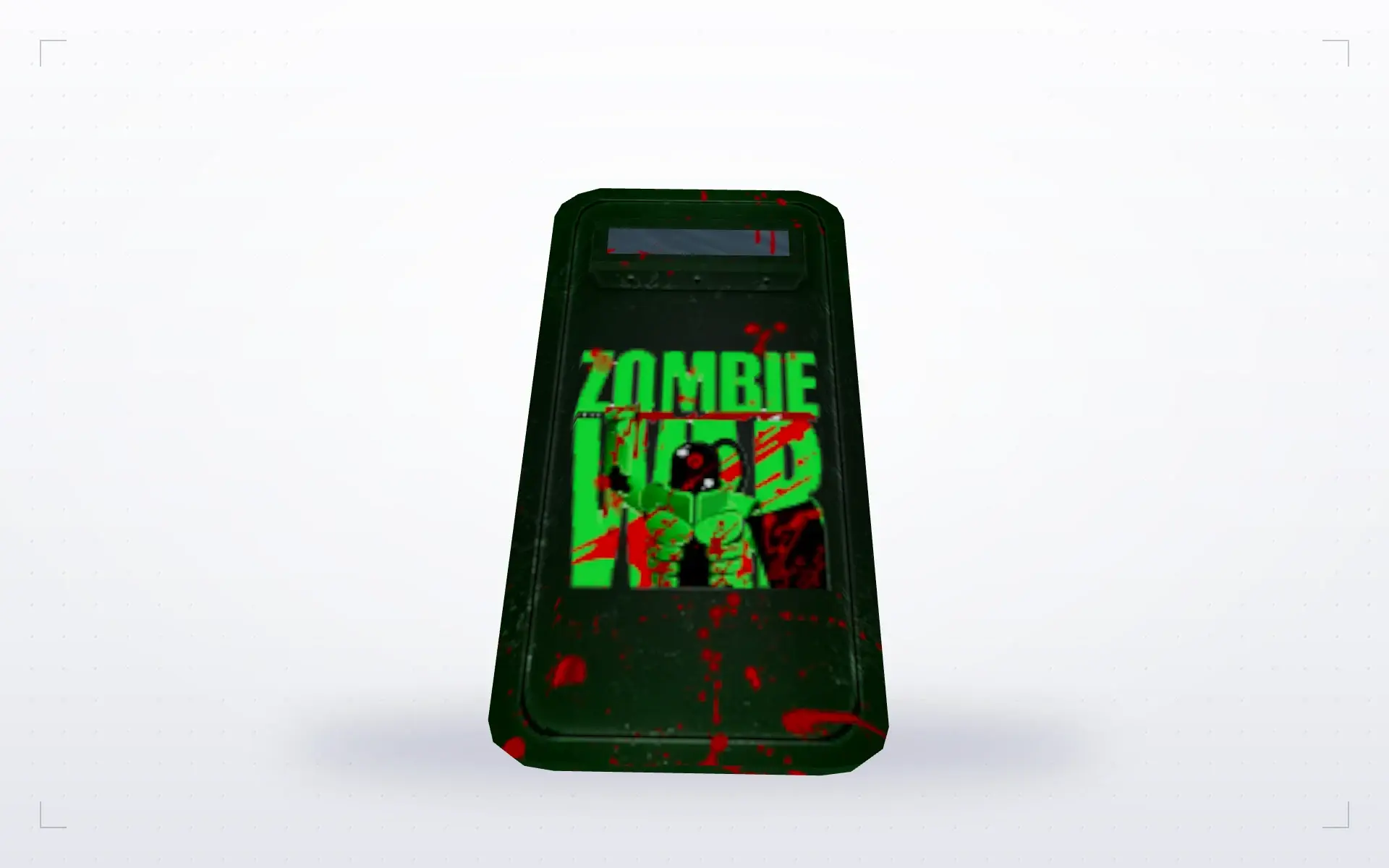 Zombie War Shield — top view