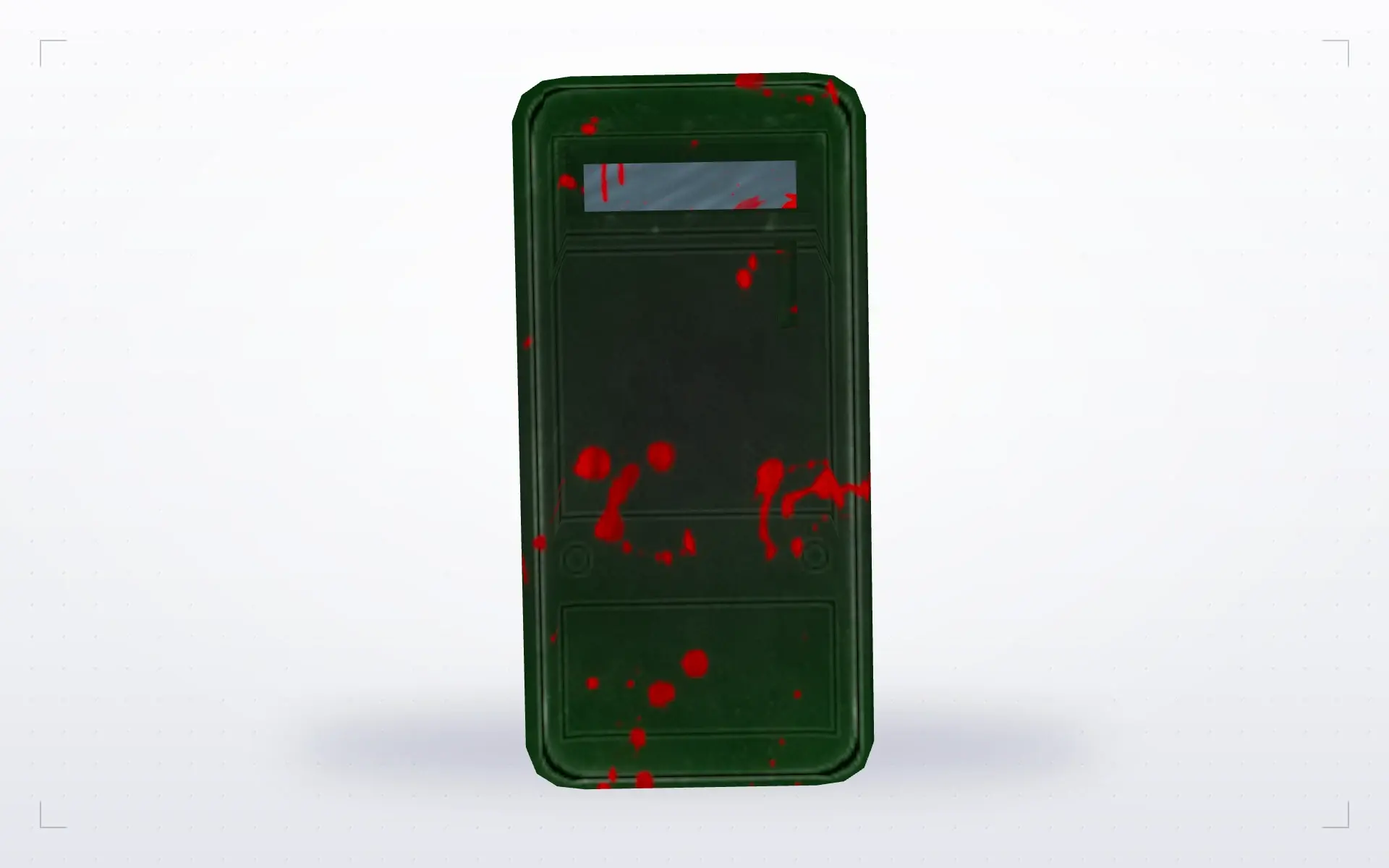 Zombie War Shield — underside