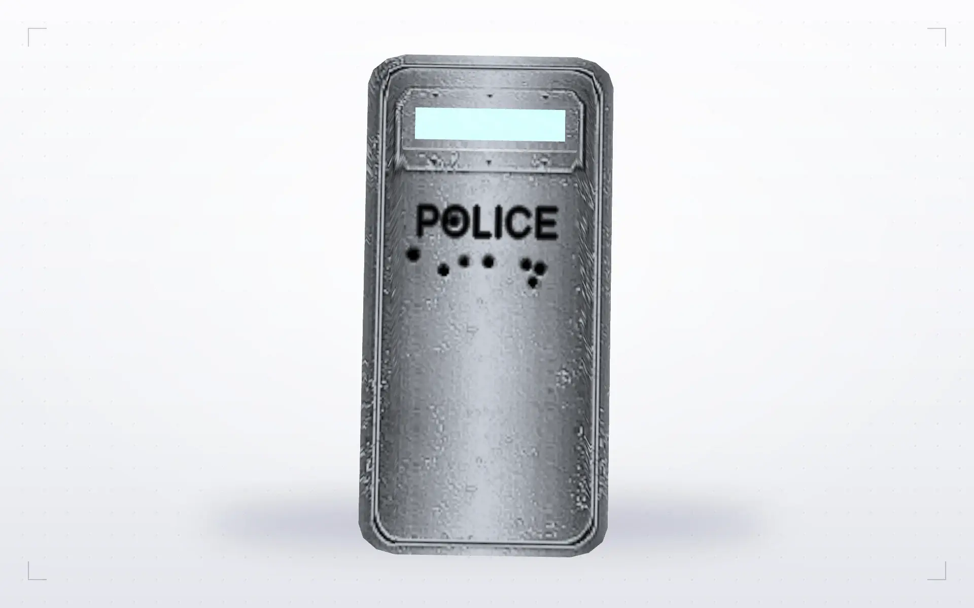Black and Silver Riot Shields — p_shield_deagle