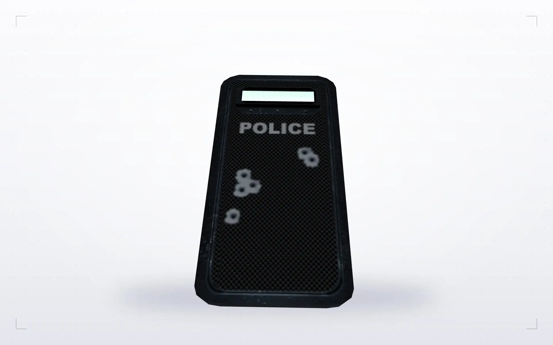 Police Shield V.2 — top view