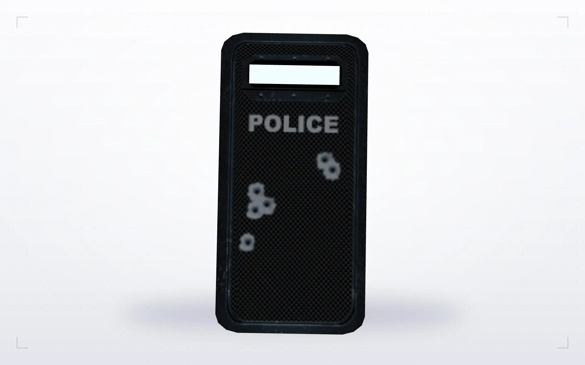 Police Shield V.2 — top view