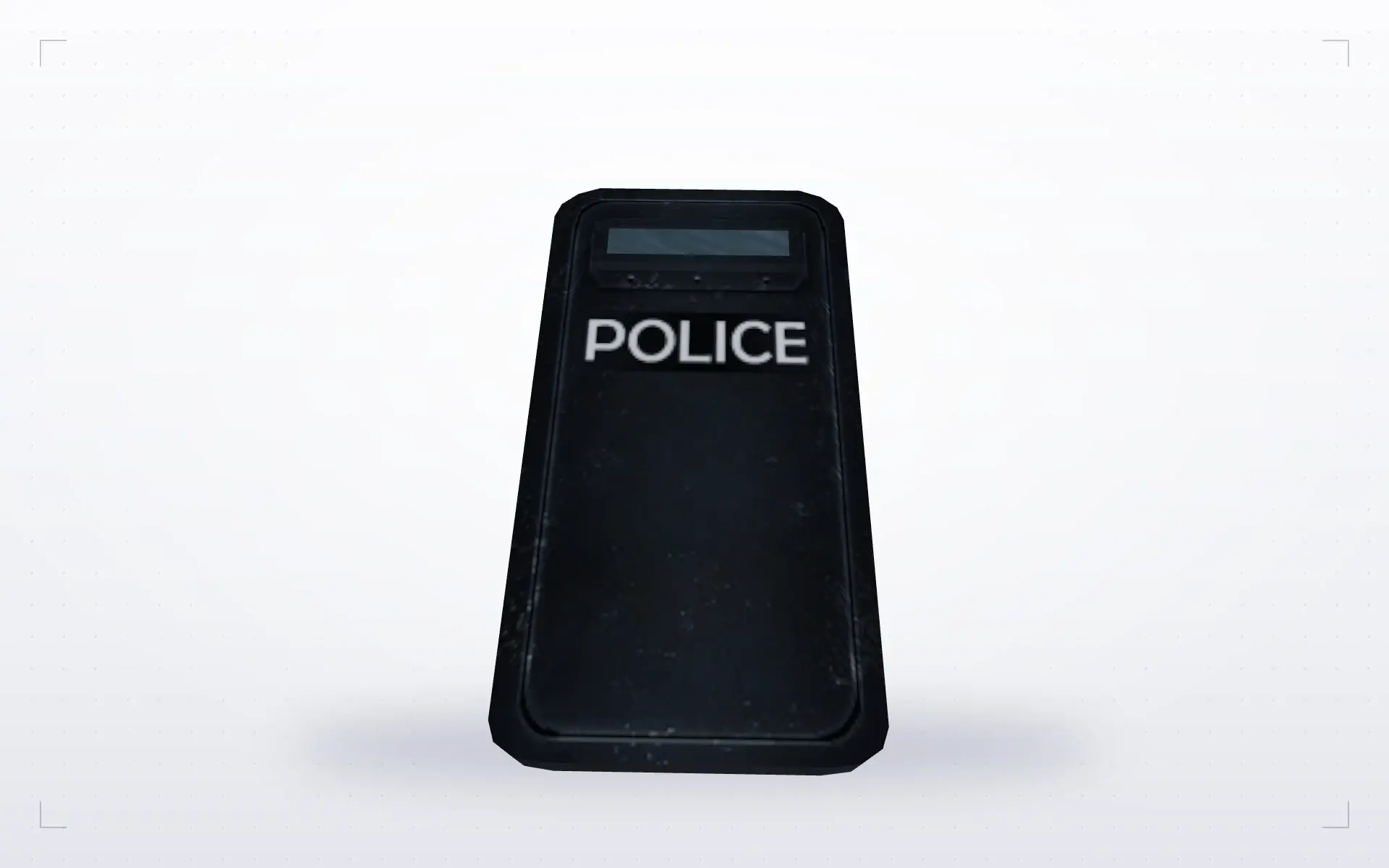 Police Shield Skin — top view