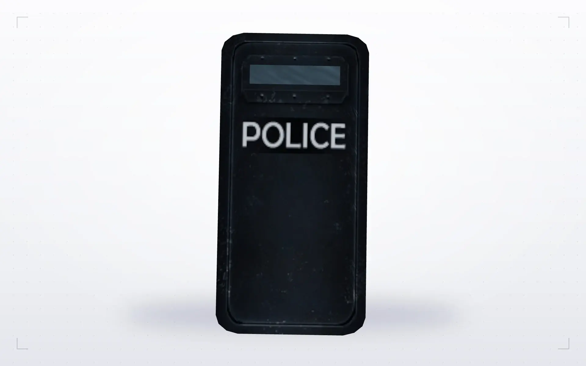 Police Shield Skin — top view