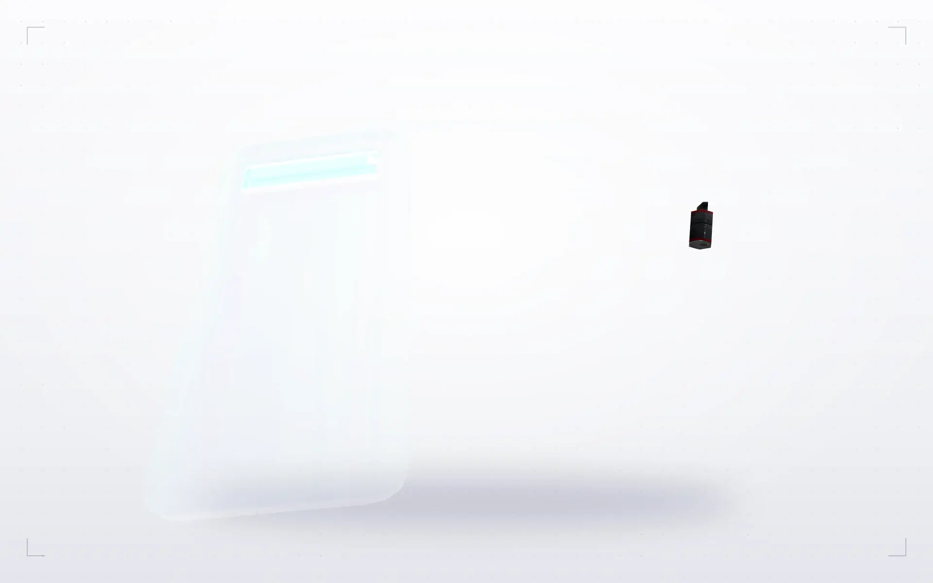 Transparent Shield — top view