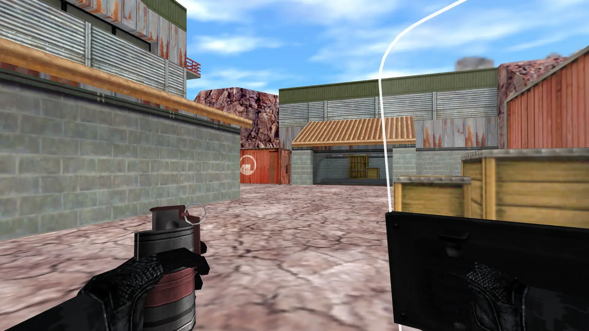 MW2 Style Shield — de_nuke (first person)