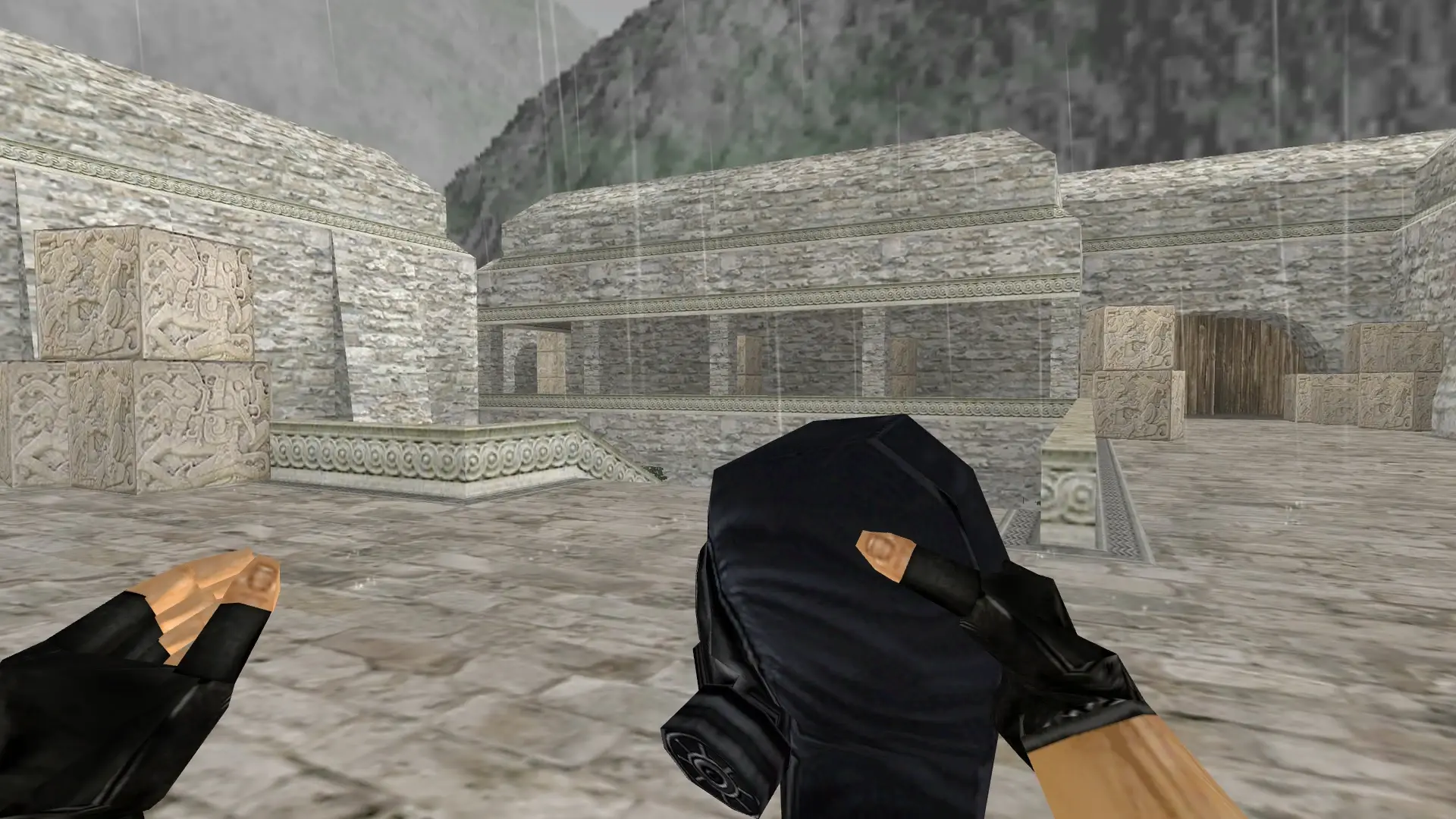 Bomb Head — de_aztec (first person)
