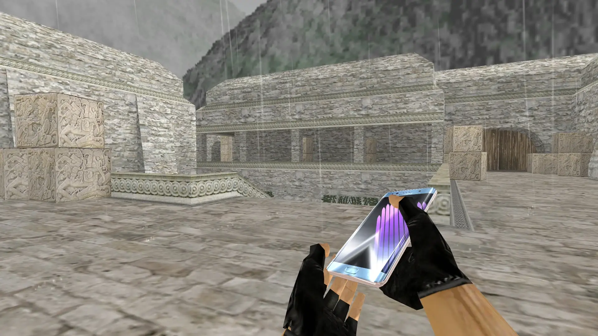 Samsung Galaxy Note 7 — de_aztec (first person)