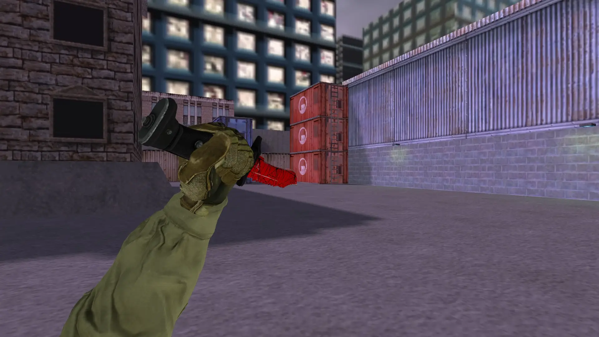 Bowie Knife | Crimson Web — cs_assault (first person)