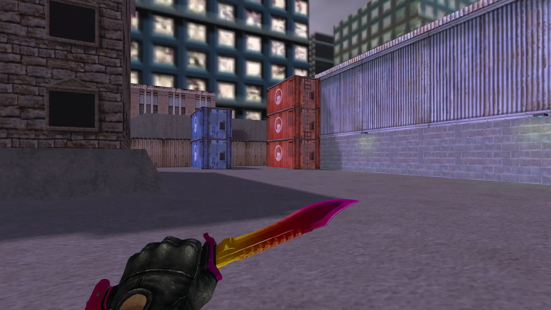 Bowie Knife | Fade — cs_assault (first person)