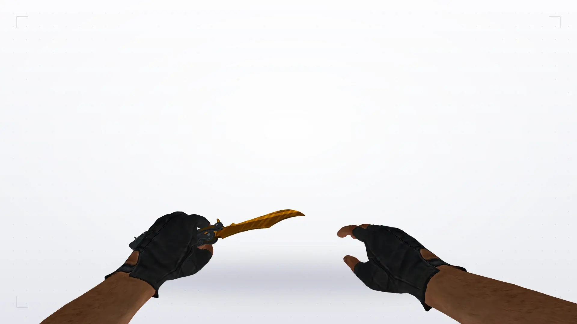 Butterfly Knife | Tiger Tooth — first person