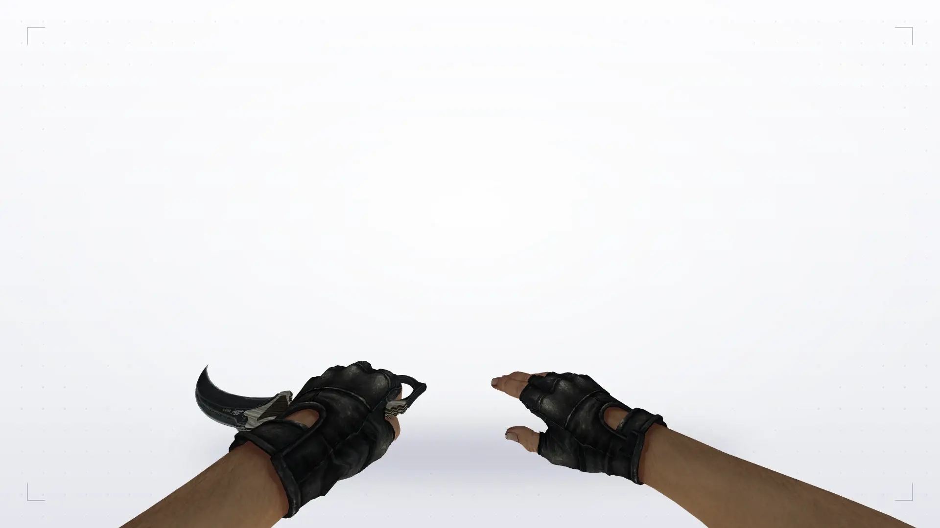 Karambit | Black Laminate — first person