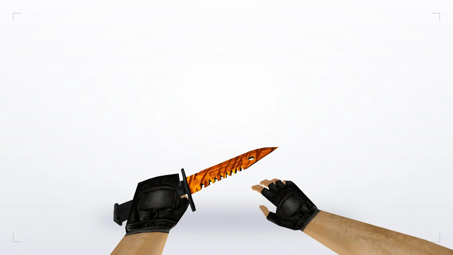 M9 Bayonet | Tiger Tooth — first person