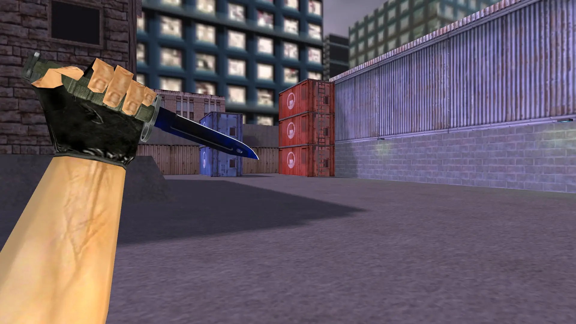 Bayonet | Doppler — cs_assault (first person)